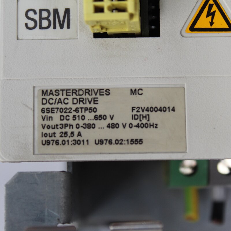 SIEMENS 6SE7022-6TP50-Z