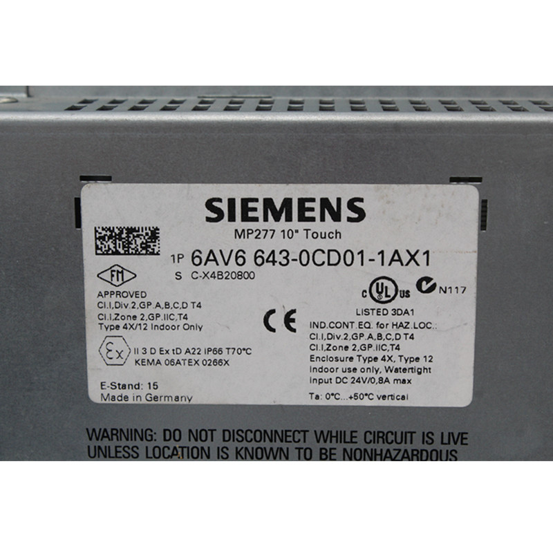 SIEMENS 6AV6643-0CD01-1AX1