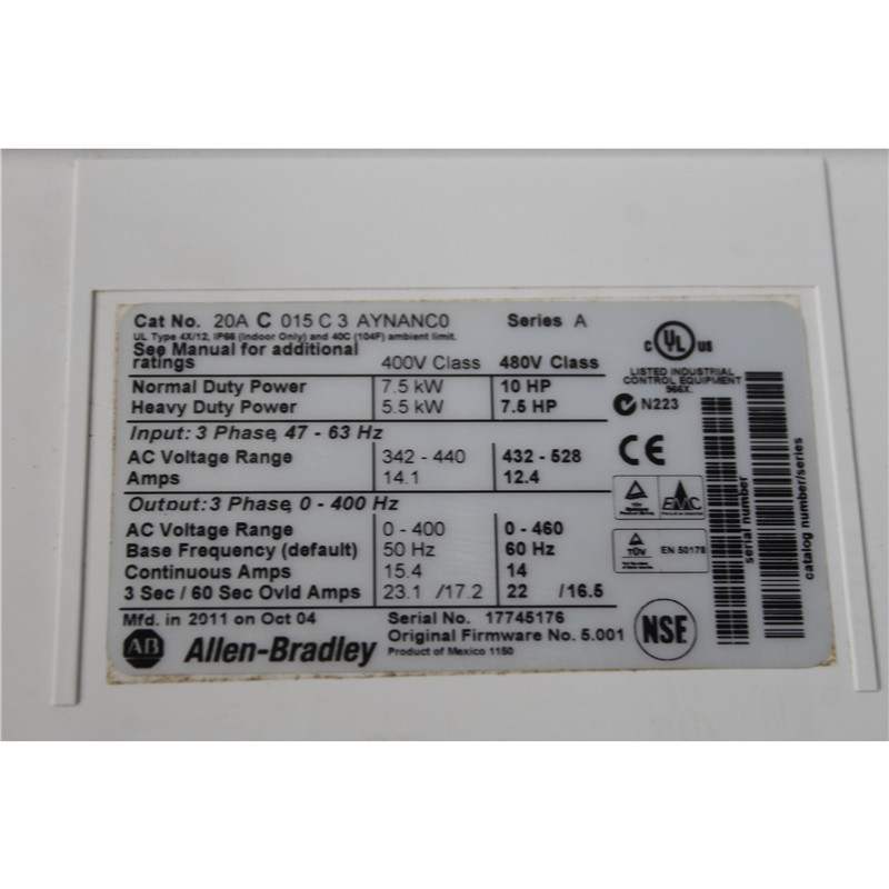 Allen-Bradley 20AC015C3AYNANC0